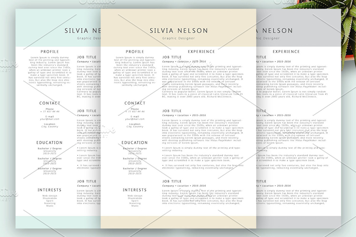 Resume Templates | 7 Styles, a Resume Template by Blossom (Photo 6 of 7)