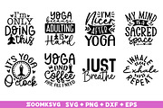 Yoga Bundle, Yoga SVG Bundle, an Illustration by ZoomkSVG (Thumbnail 3 of 7)