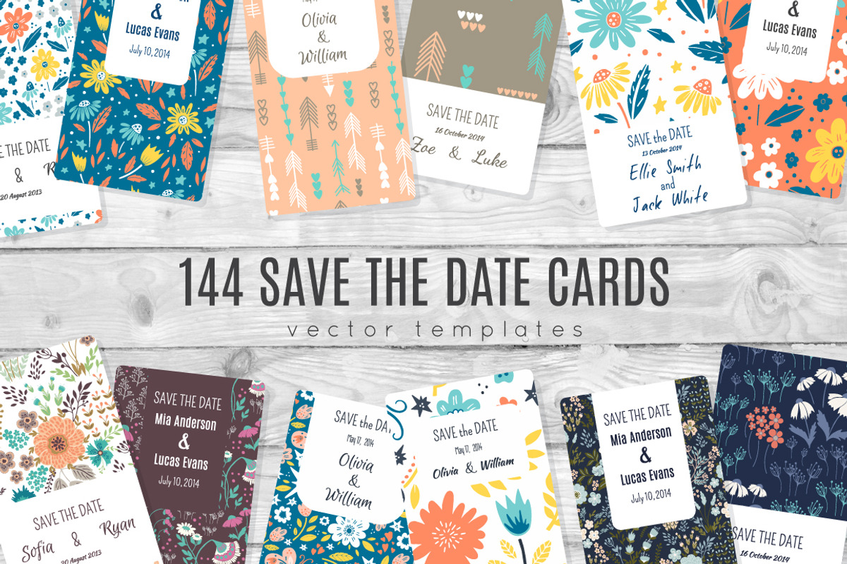 144 Save tha Date templates, a Card Template by DariSmartArt (Photo 1 of 20)
