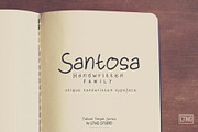 Santosa Handwriting, a Script Font by LTNG STUDIO (Thumbnail 1 of 9)