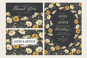 Wedding Flowers Chamomile Card Frame