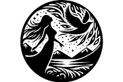 Black Nature & Wildlife Art Bundle, an Object Graphic by Designer_Momina (Thumbnail 13 of 13)