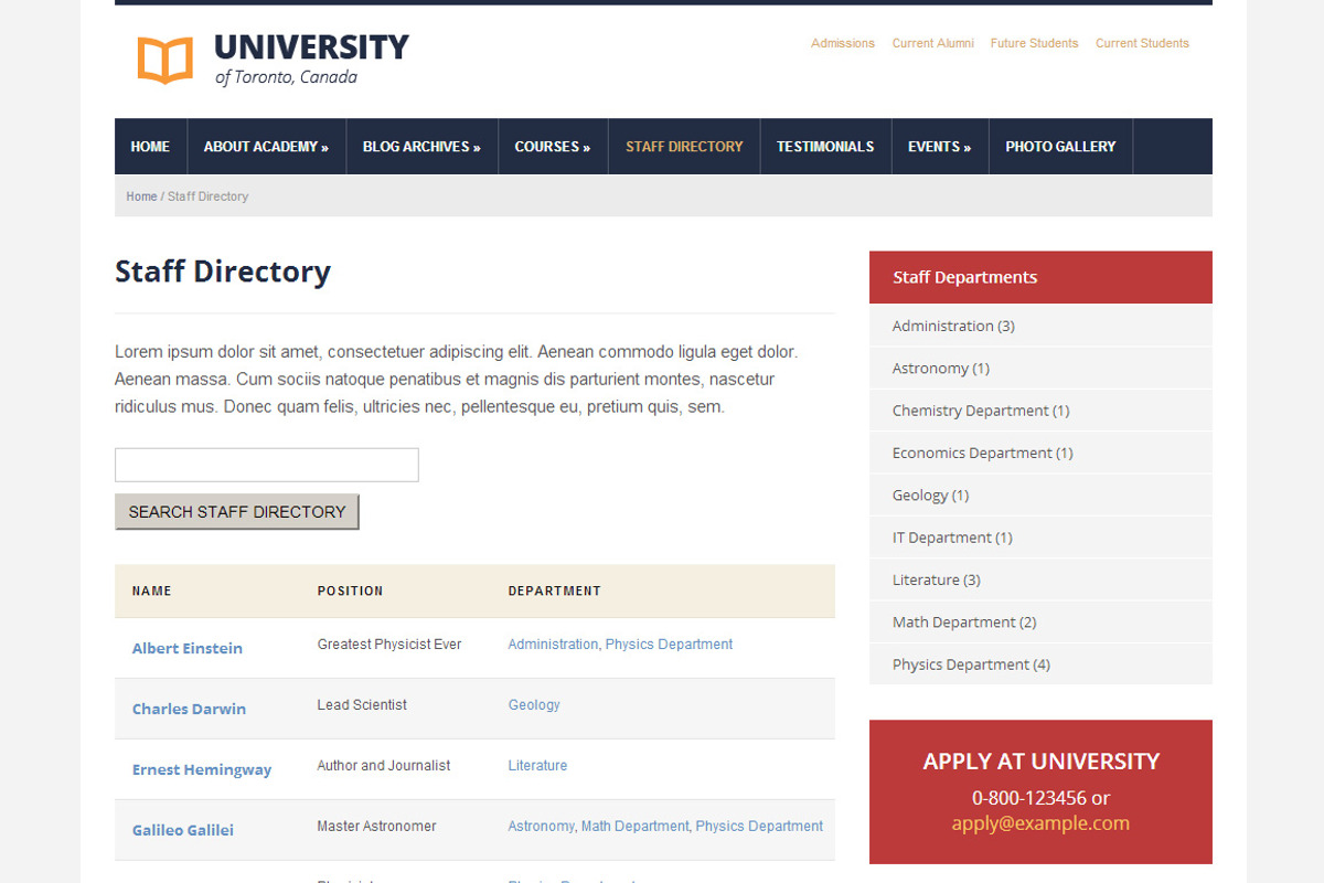 Lectura Theme A Wordpress Template By Academiathemes