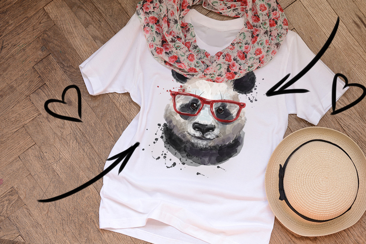 watercolor cute panda, an Animal Illustration by art_mouse (Photo 3 of 8)