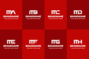 Letters MA MB MC MD ME MF MG MH Logo, a Branding & Logo Template by Pray Art Design Studio (Thumbnail 2 of 2)