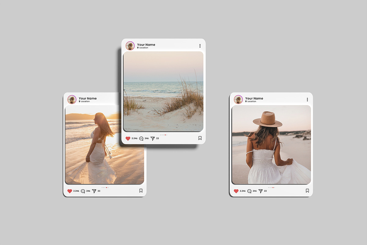 Instagram Post Mockup, an iPhone Mockup by Amigos__46 (Photo 3 of 11)