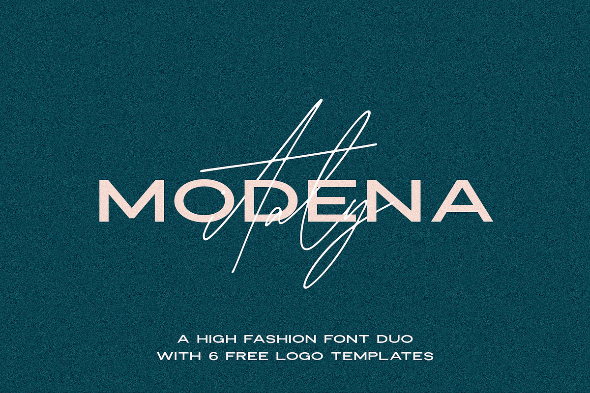 Modena | Duo with 6 Free Logos, a Sans Serif Font by Jen Wagner Co (Photo 20 of 22)
