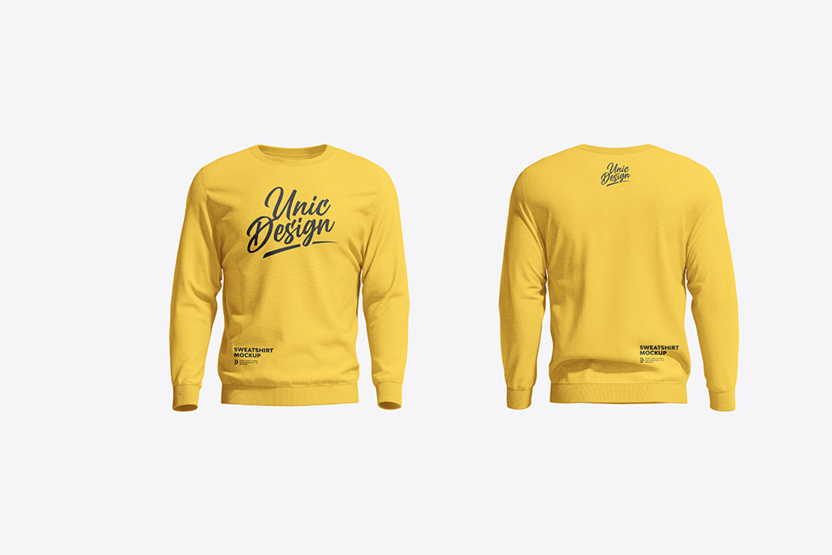 Sweatshirt Mockup, a Shirt Mockup by UnicDesign (Photo 3 of 3)