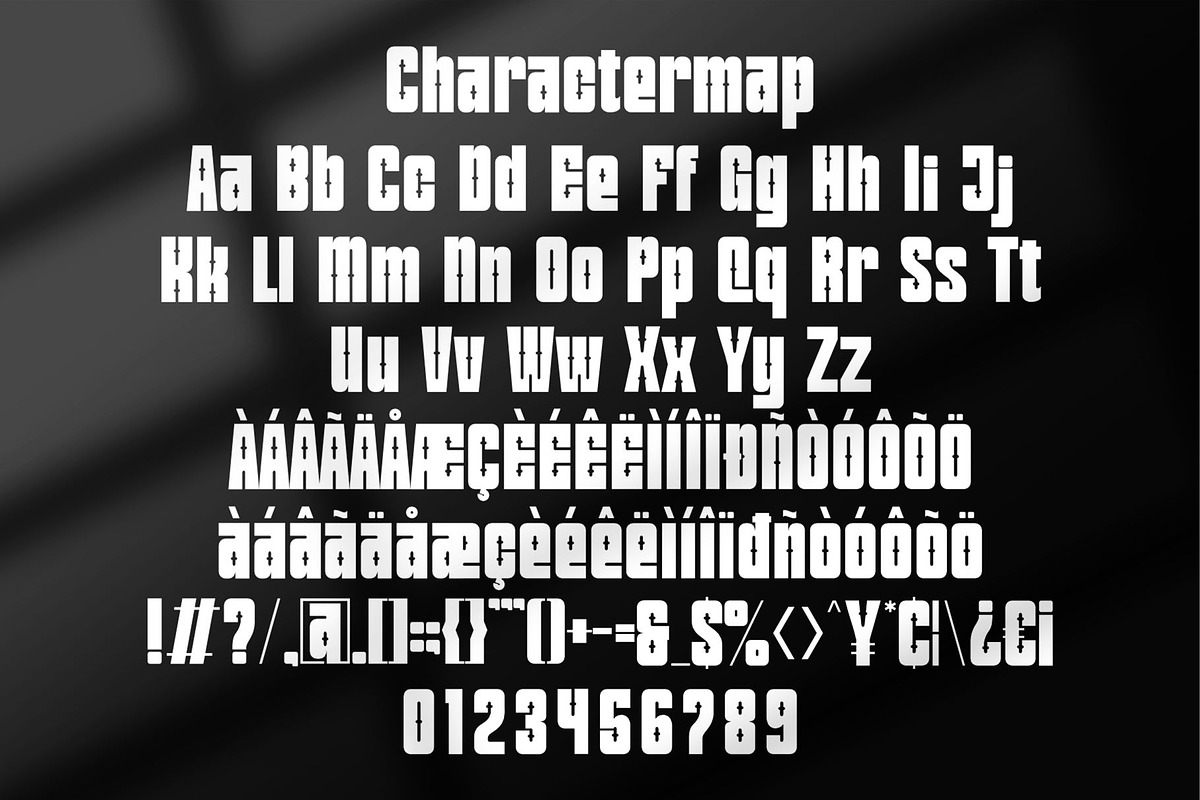 Museno | Thick Powerful Display Font, a Sans Serif Font by Ermedia Studio (Photo 10 of 10)