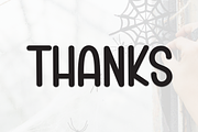 Minimalis Halloween | Script Font, a Script Font by Scratchones (Thumbnail 8 of 8)