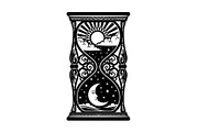 Celestial Sun Moon Hourglass Bundle, an Illustration by Gaye Art (Thumbnail 23 of 31)