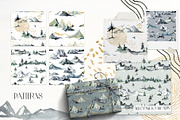 Foggy mountains forest Watercolor, an Illustration by Yuliya Derbisheva (Thumbnail 10 of 13)