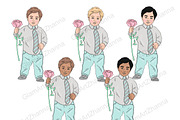 Mom And Baby Clipart 2, a Person Illustration by GlamArtZhanna (Thumbnail 4 of 4)