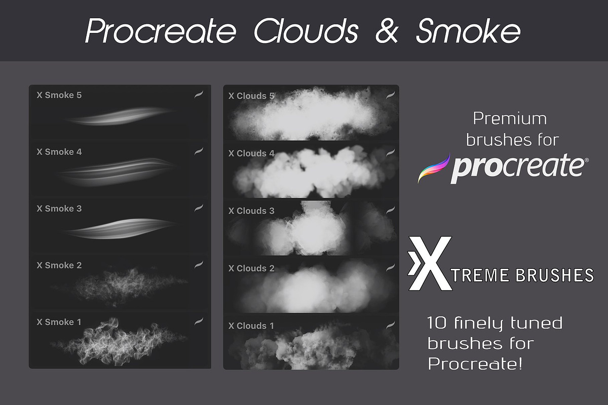 Procreate MEGA BUNDLE! (1K+ BRUSHES), a Brush Add-On by Extreme Brushes (Photo 25 of 47)