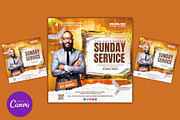 Church Service Instagram Template, a Social Media Template by Mishek Munene (Thumbnail 2 of 4)
