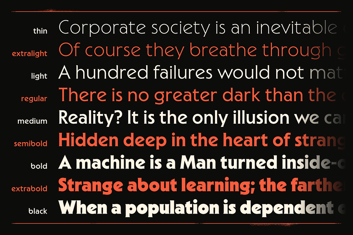 Sable Complete Family, a Serif Font by Jonathan Ball (Photo 3 of 7)