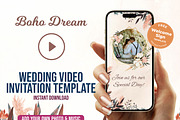 Boho Dream Wedding Video invite, a Presentation Template by Aks-Designs (Thumbnail 1 of 4)