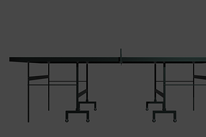 3D Model Of A Ping Pong Table