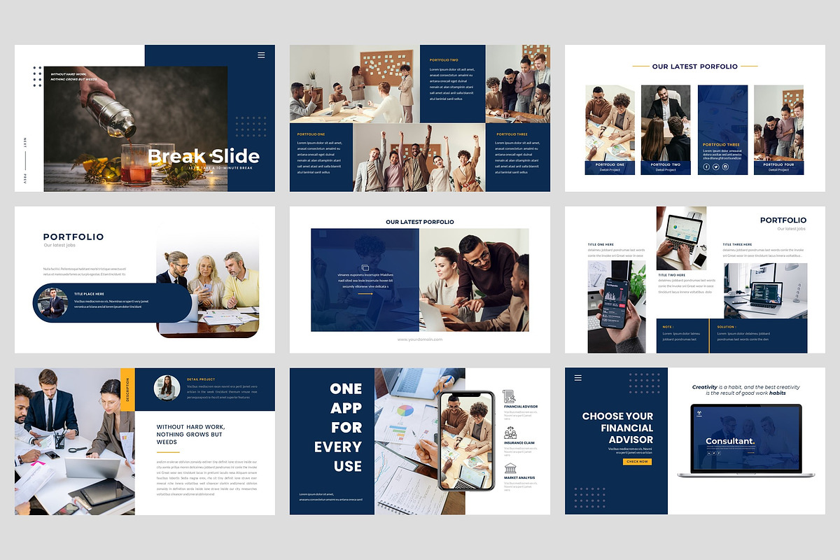 Financial Planner Consultant Keynote, a Presentation Template by Art StoreID (Photo 4 of 5)