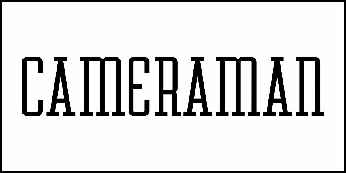 Cameraman JNL, a Slab Serif Font by Jeff Levine Fonts (Photo 2 of 5)