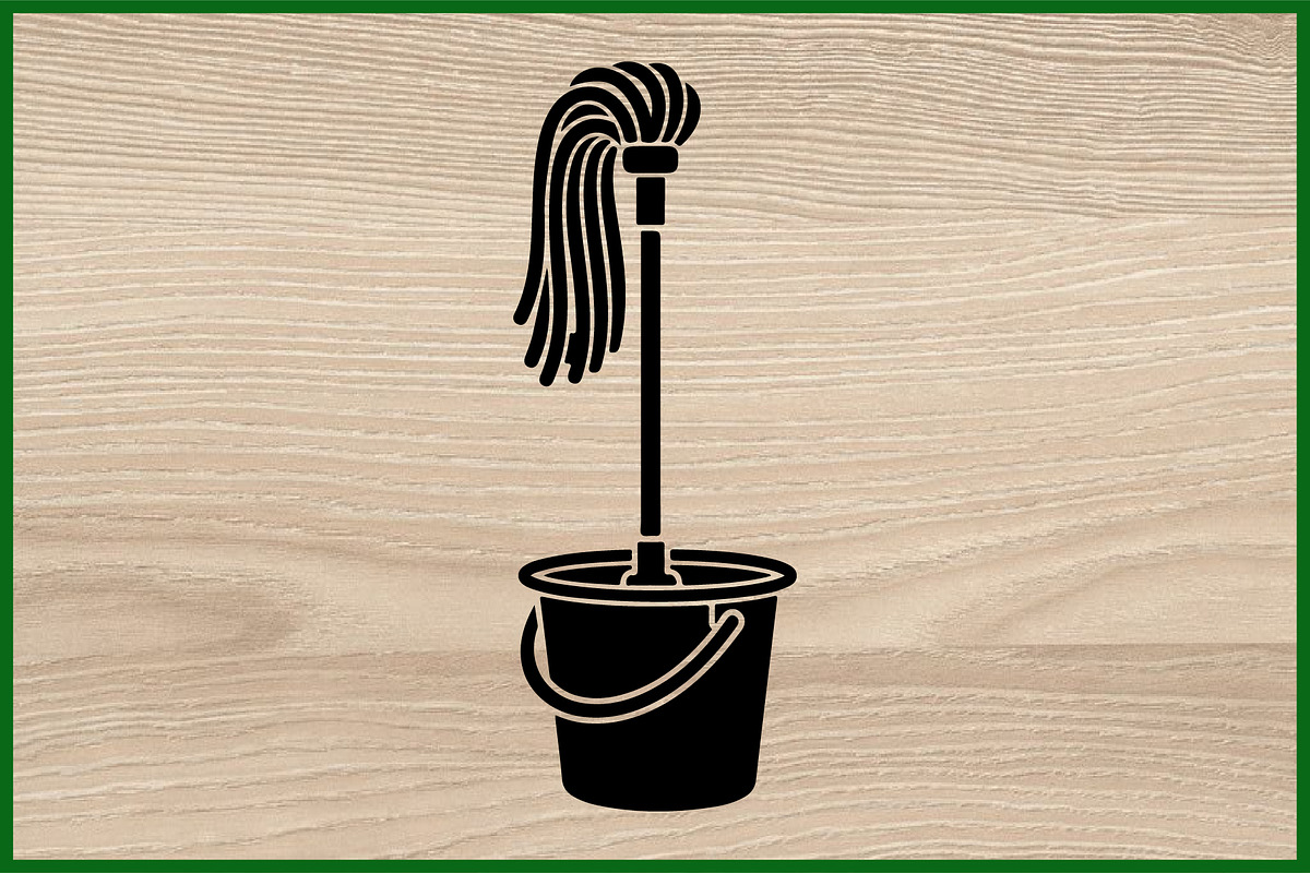 50 Cleaning Tool Silhouette Set, an Illustration by BIPLOB EXPERT (Photo 3 of 4)