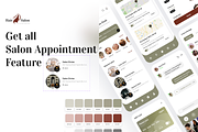 Hair Salon: Barber Appointment App, an UI Kit Template by Fluttertop (Thumbnail 5 of 6)