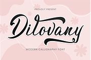 Dilovany a Modern Calligraphy Font, a Script Font by Javatype Studio (Thumbnail 1 of 10)