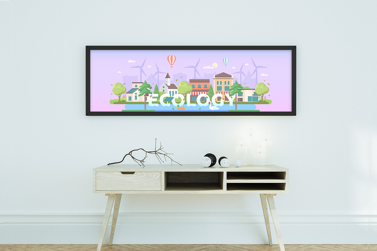 Eco city - flat design style set, an Illustration by Boyko Pictures (Photo 8 of 13)