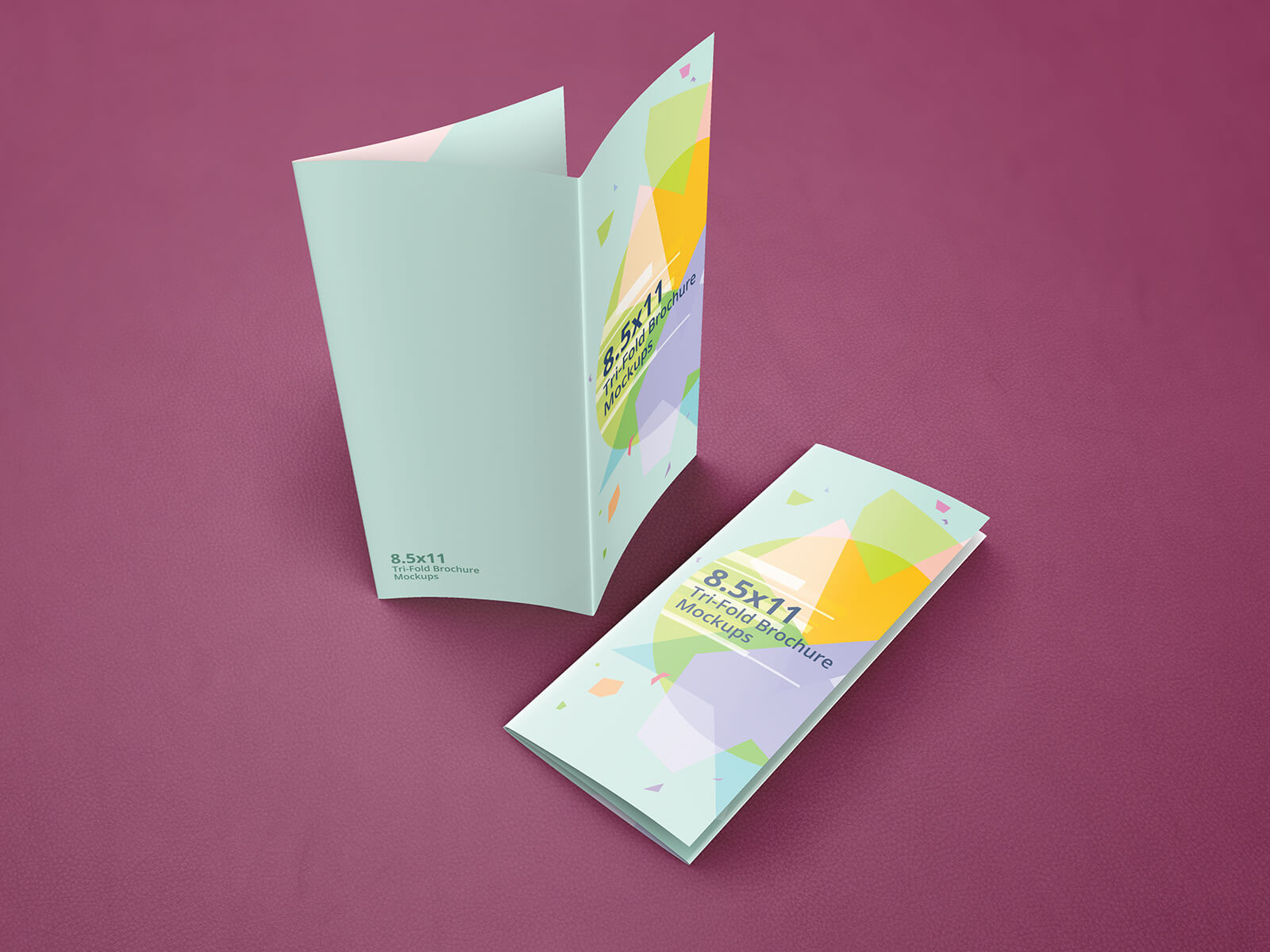 Trifold Brochure Mockups 8.5x11, a Mockup by Vectogravic Design