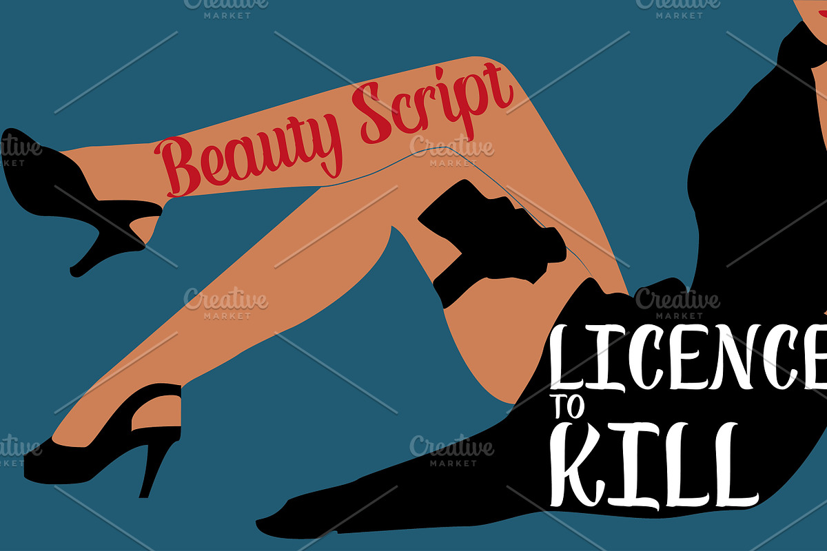 Beaty Script - Font preview 2