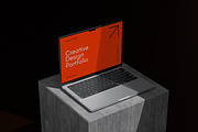 Minimal Laptop Mockup, a Mac Mockup by Graphic Deal (Thumbnail 5 of 5)