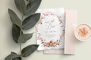 Romantic Fall Wedding Invitations, an Invitation Template by Aquarellina (Thumbnail 3 of 10)