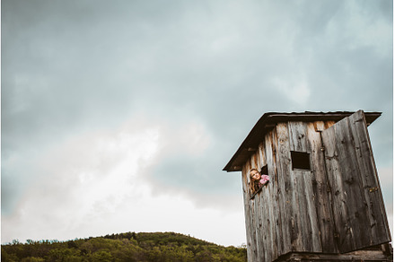 Girl in hunting blind during their, a Sports & Recreation Photo by HalfPoint
