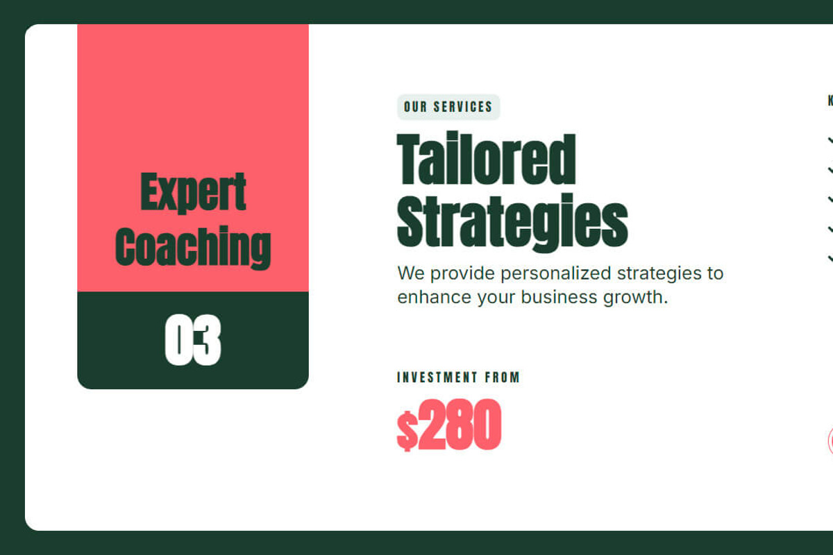 Business Coach Elementor Olyvia, a WordPress Template by OKThemes Studio (Photo 4 of 26)