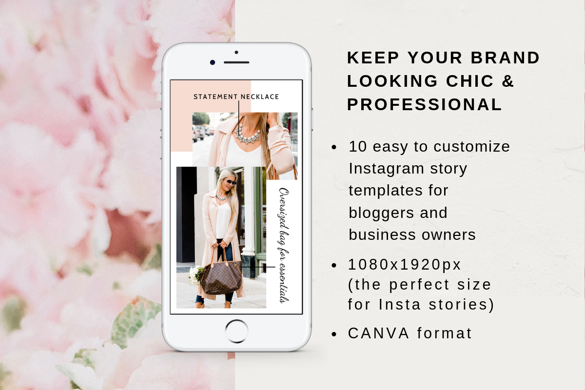Instagram Stories Templates CANVA, a Social Media Template by Just Like White Creative (Photo 3 of 5)