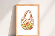 Watercolor Farmers Market Bundle PNG, a Food Illustration by PatternPalette (Thumbnail 7 of 10)