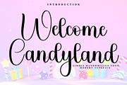 Welcome Candyland, a Handwritten Font by InermediaSTUDIO (Thumbnail 1 of 8)