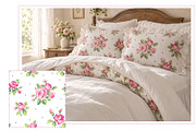 Cross Stitch Roses Seamless Patterns, a Decorative Illustration by Lembrik's Artworks (Thumbnail 7 of 7)