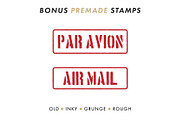 Postage Stamp Template Set (Updated), an Object Graphic by Krafti Lab (Thumbnail 6 of 14)