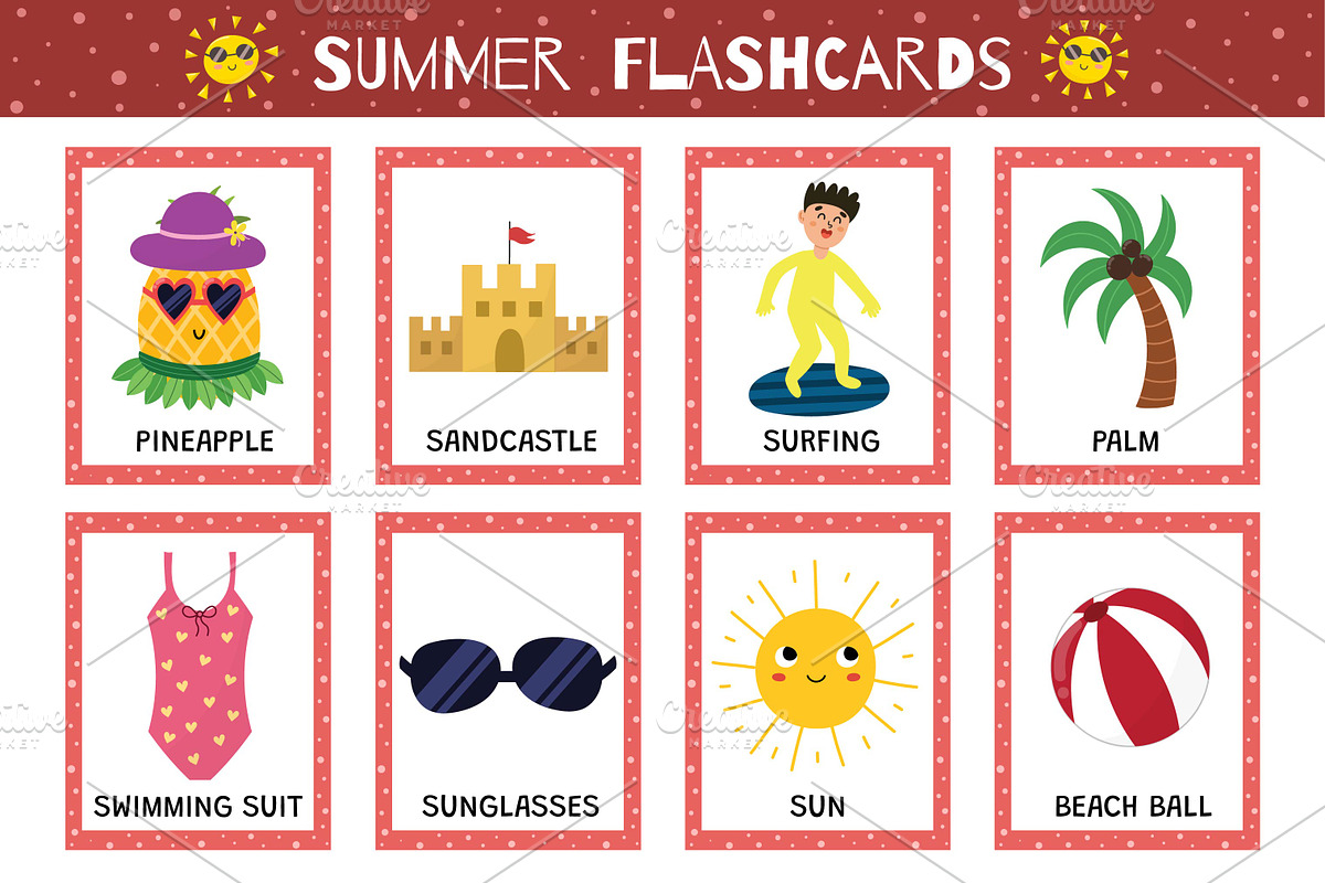 Flashcards for Kids Bundle: 570 in 1, an Education Illustration by Gulnara Sabirova (Photo 25 of 48)