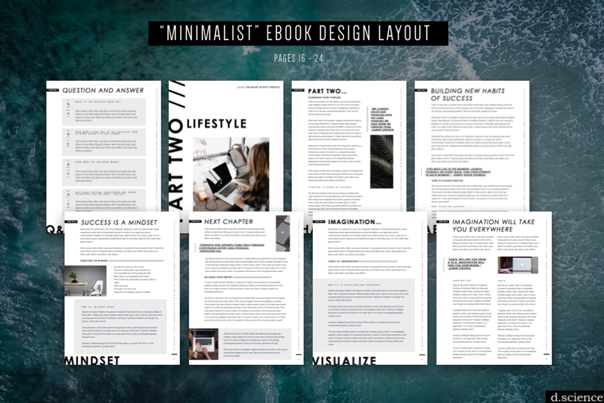 4X Ebook Bundle Templates  | 67% Off, a Magazine Template by Template Monkey @dscience (Photo 22 of 43)