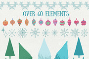 Christmas Illustration Creator/Foxes, an Animal Illustration by Stella's Graphic Supply (Thumbnail 4 of 7)