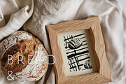 Bread & Linen – Card & Frame Mockups, a Household Mockup by NikiArts (Thumbnail 10 of 12)
