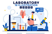 18 Laboratory Science Illustration, a Healthcare Illustration by denayunebgt (Thumbnail 1 of 6)