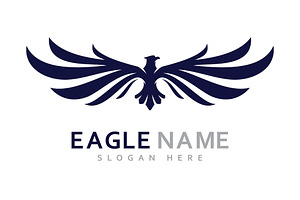 Eagle Logo Design Vector  Eagle wing, a Branding & Logo Template by T.Vooka