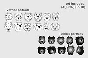 PIT BULL - set for pitbull lovers, an Illustration by Ja Polina ArtShop (Thumbnail 3 of 10)