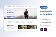 MyHealth - Healthy Life UI Kit, an App Template by MikroType Std (Thumbnail 2 of 2)