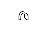 Modern Organic Line N Letter Logo, a Branding & Logo Template by arhabib (Thumbnail 6 of 7)