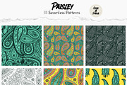 Vibrant Paisley Dreams Patterns, a Pattern Graphic by Rose Design (Thumbnail 3 of 9)