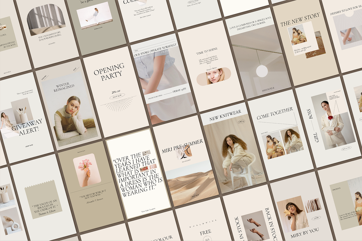 Miri Social Media Pack Canva PS, a Social Media Template by Kimo Studio (Photo 7 of 12)